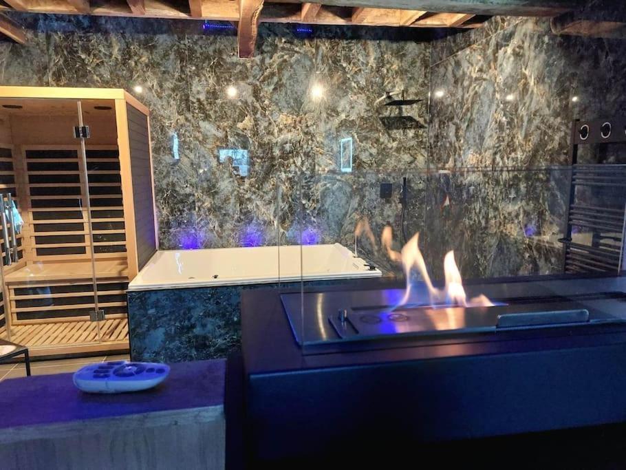 Longmesnil Le Duplex De L'Etoile Home Cinema Jacuzzi Et Sauna Privatif מראה חיצוני תמונה